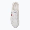 Scarpe da ginnastica Tommy Hilfiger uomo Th Hi Vulc Low Core Stripes Mesh bianco 5