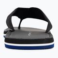 Tommy Hilfiger Uomo Sandalo da spiaggia in pelle nero infradito 6