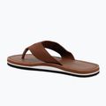 Tommy Hilfiger Leather Beach Sandal da uomo, infradito invernale cognac 3