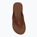 Tommy Hilfiger Leather Beach Sandal da uomo, infradito invernale cognac 5