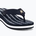 Tommy Hilfiger Donna Im Th Chainprint Midwedge Sandal blu spaziale 7