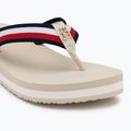 Tommy Hilfiger infradito donna Corp Mid Wedge Beach Sandal muslin 7