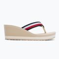 Tommy Hilfiger donna Corporate Wedge Beach Sandal infradito in mussola 2