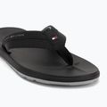 Sandalo da spiaggia Tommy Hilfiger da uomo, nero 7