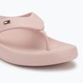 Tommy Hilfiger donna Comfort Beach Sandal infradito rosa nebbia 7