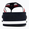 Tommy Hilfiger infradito donna Corp Mid Wedge Beach Sandal blu spaziale 6