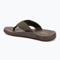 Tommy Hilfiger Uomo Molded Web Beach Flip Flops Sandalo verde militare 3