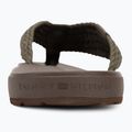 Tommy Hilfiger Uomo Molded Web Beach Flip Flops Sandalo verde militare 6