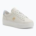 Scarpe Tommy Hilfiger Platform Court donna ecrù/blu chiaro