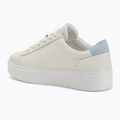Scarpe Tommy Hilfiger Platform Court donna ecrù/blu chiaro 3