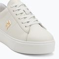 Scarpe Tommy Hilfiger Platform Court donna ecrù/blu chiaro 7
