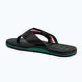 Tommy Hilfiger Massage Beach Sandal nero infradito da uomo 3