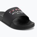 Tommy Hilfiger Flags Pool Slide nero da uomo 7
