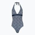 Tommy Hilfiger costume intero donna Halter One Piece Rp Stampa onda illustrata dark night navy