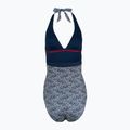 Tommy Hilfiger costume intero donna Halter One Piece Rp Stampa onda illustrata dark night navy 2