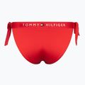 Tommy Hilfiger Costume da bagno sfacciato con laccetti laterali, fondo rosso 2