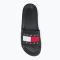 Tommy Jeans Flag Pool Slide Ess donna nero 6
