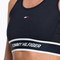 Reggiseno fitness Tommy Hilfiger Mid Int Tape Racer Back blu 4