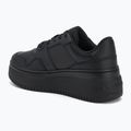 Scarpe donna Tommy Jeans Retro Basket Flatform Ess triple black 3