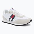 Tommy Jeans scarpe da uomo Tjm Runner Casual Ess bianco