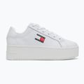 Scarpe Tommy Jeans donna Tjw Flatform Cupsole Ess bianco 2