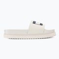 Infradito Tommy Jeans Elevated Flatform Slide donna ecrù 2