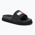 Tommy Jeans donna Elevated Flatform Slide nero