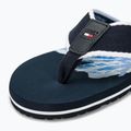 Tommy Hilfiger Palm Print Beach Sandal Uomo infradito desert sky 7