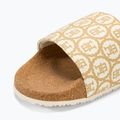 Tommy Hilfiger donna Emblem Cork Slide infradito in calico 7