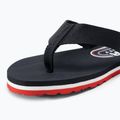 Infradito da donna Tommy Hilfiger Global Stripes Flat Beach Sandal rosso bianco blu 7