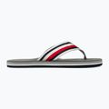 Tommy Hilfiger Massage Footbed Oly Beach Sandal Uomo infradito argento antico 2