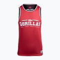 Gorilla Wear Keene canotta da allenamento uomo rosso/nero 12