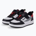 FILA Rega Nf Velcro scarpe da bambino bianco/nero/fila rosso 2