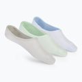Calzini da donna SKECHERS Non Terry No Show Liner 3 paia blue/green