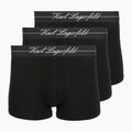 Boxer da uomo KARL LAGERFELD Hotel Karl Lyocell Trunk 3 paia black