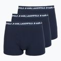 Boxer uomo KARL LAGERFELD Logo Trunk 3 paia navy