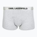 Boxer uomo KARL LAGERFELD Elastic Trunk confezione da 3 black/white/grey 3
