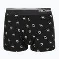 Boxer uomo KARL LAGERFELD Ikon Aop Trunk 3 paia karl dot/ash black 3