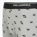 Boxer uomo KARL LAGERFELD Ikon Aop Trunk 3 paia karl dot/ash black 6