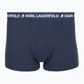 Boxer uomo KARL LAGERFELD Logo Trunk Multiband 3 paia dark sea/indigo/blue 3