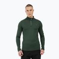 Felpa uomo Protest Rewill 1/4 Zip Active kale green