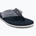 Tommy Hilfiger Uomo Chambray Beach Sandal desert sky infradito 7