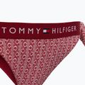 Tommy Hilfiger Slip Bikini Cheeky Side Tie Stampa a righe floreali rosso regata 3