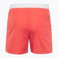 Tommy Hilfiger pantaloncini da bagno medi con coulisse rosa papavero da uomo 2