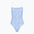 Tommy Hilfiger costume da bagno intero donna Collo dritto Stampa righe floreali blu incantesimo