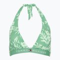 Tommy Hilfiger Halter Rp Print costume da bagno top floreale tropicale aop fort verde