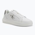 Calvin Klein scarpe da uomo YM0YM00681 Chunky Cupsole Monologo Lth triple bright white/rock ridge
