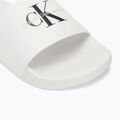 Calvin Klein infradito donna YW0YW01835 Slide Monogram Wn bianco brillante/nero 7