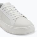 Calvin Klein scarpe donna YW0YW01769 Chunky Cupsole Low Mg bianco/argento brillante 7