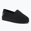 Scarpe da donna Calvin Klein Flatform Espadrille Mg/Hdw triple nero